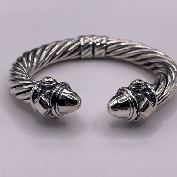 David Yurman Sterling Silver Renaissance Bracelet, 9mm - Picture 10 of 12